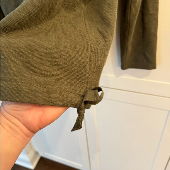 JJill Button Down Hoodie - Large, Sage - Picture 5 of 11